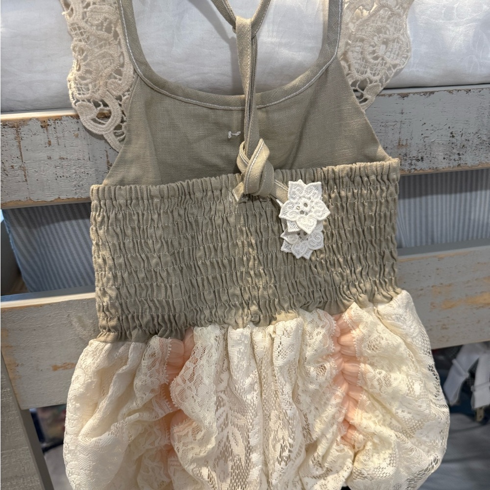 Dollcake Lace Trim Romper size 4 - Picture 4 of 4
